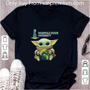 Hot Baby Yoda Hug Norfolk State shirt 4