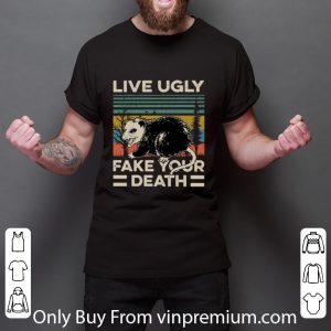 Awesome Vintage Opossum Live Ugly Fake Your Death shirt 5