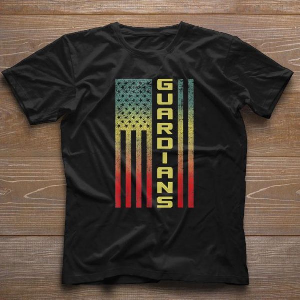 Funny Guardians of Space Defense Vintage Flag – USA Military Force shirt 1