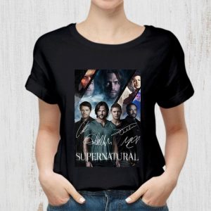 Best All character Supernatural Signatures Poster shirt 5