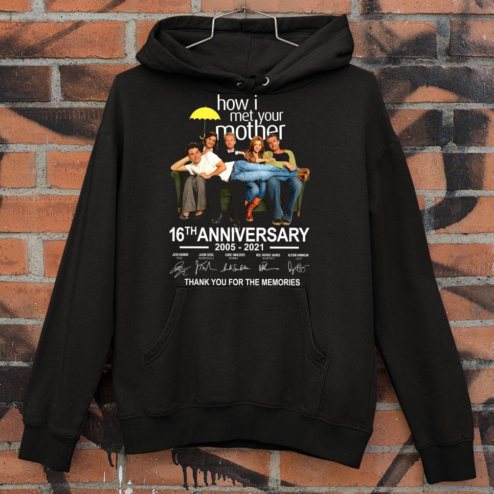 Funny All Character How I Met Your Mother 16th Anniversary 2005-2021 Signatures shirt 8 All Character How I Met Your Mother 16th Anniversary 2005-2021 Signatures shirt