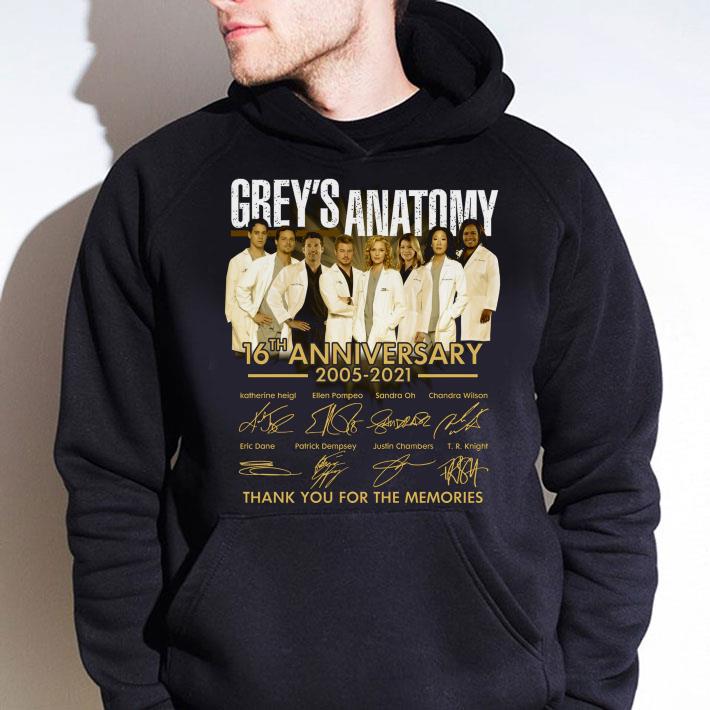 Funny All character Grey's Anatomy 16th Anniversary 2005-2021 Signatures shirt 8 All character Grey's Anatomy 16th Anniversary 2005-2021 Signatures shirt