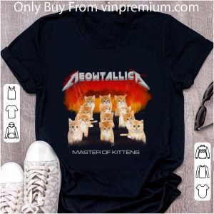 Great Cats Meowtallica Master Of Kittens shirt 4