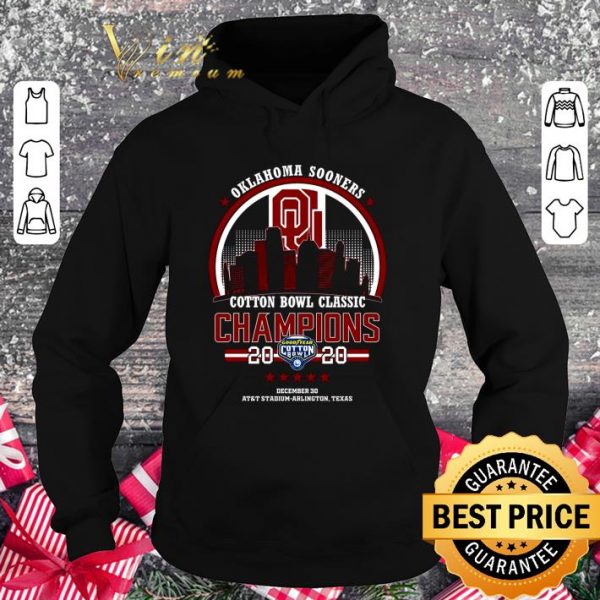 Premium Oklahoma Sooners Cotton Bowl Classic Champions 2020 shirt 4