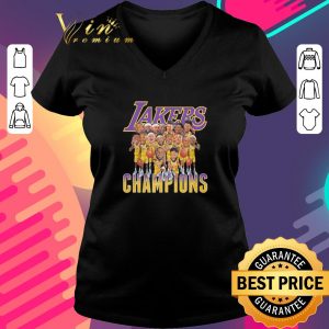 Pretty Los Angeles Lakers Team Champions 2020 shirt 5