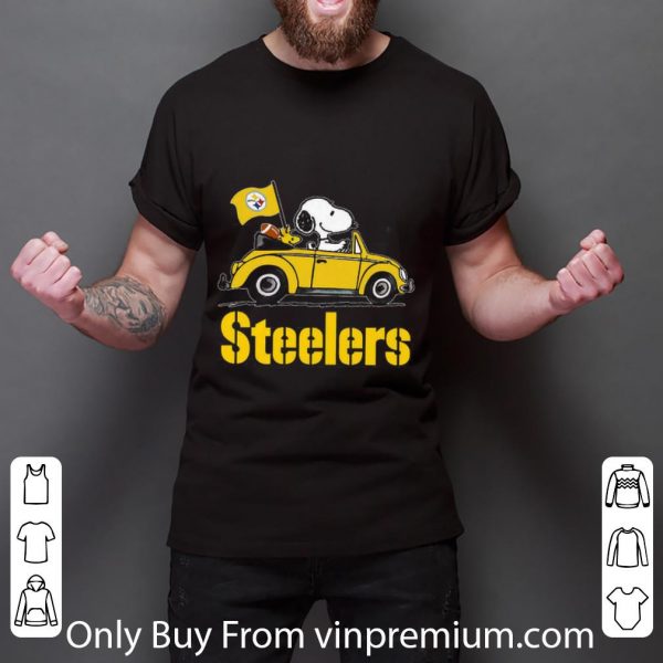 Pretty Snoopy Driving Volkswagen Pittsburgh Steelers shirt 3