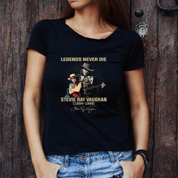 Top Legends Never Die Stevie Ray Vaughan 1954 1990 Signature shirt 1