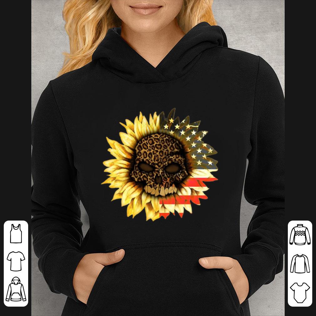 Premium American Flag Leopard Print Skull In Sunflower shirt 7 Premium American Flag Leopard Print Skull In Sunflower shirt