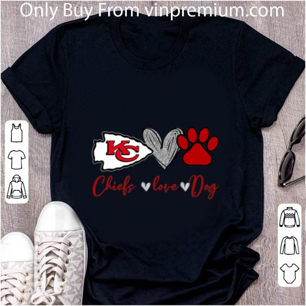 Nice Chieds Peace Love Dog shirt 2