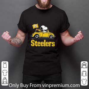 Premium Snoopy Driving Volkswagen Pittsburgh Steelers shirt 5