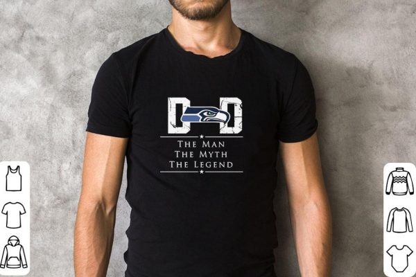 Pretty Dad Seattle Seahawks Football The Man The Myth The Legend shirt 2