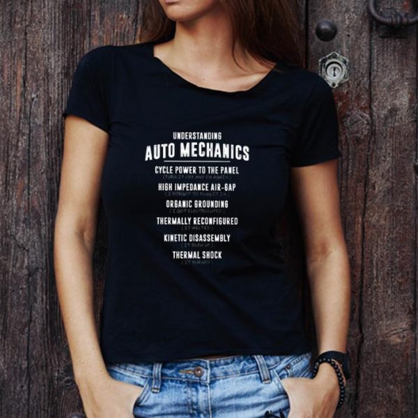 Hot Understanding auto mechanics cycle power to the panel shirt 1