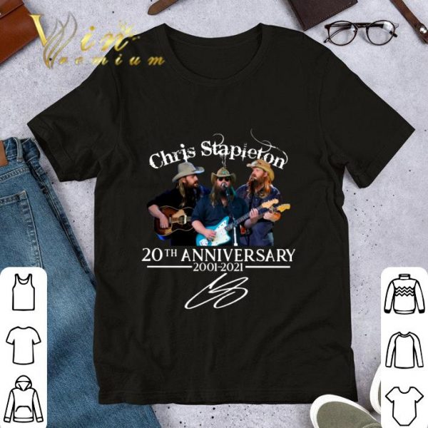 Hot Chris Stapleton 20th Anniversary 2001-2021 Signature shirt 1