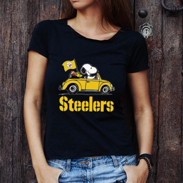 Premium Snoopy Driving Volkswagen Pittsburgh Steelers shirt 1