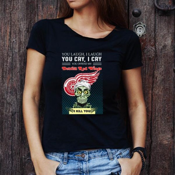 Pretty Jeff Dunham You Offened My Detroit Red Wings I Kill You shirt 1