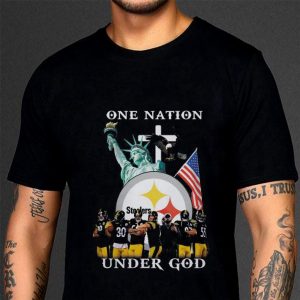 Awesome  Pittsburgh Steelers Team Players One Nation Under God shirt 6