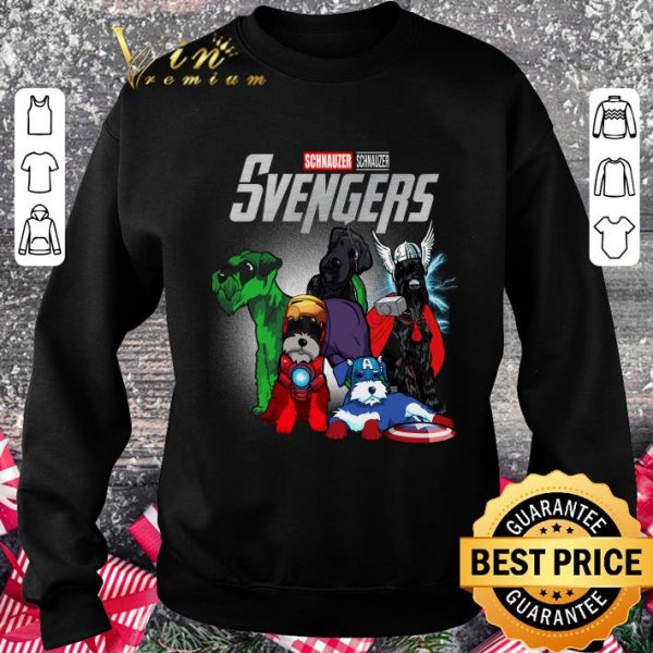 Original Miniature Schnauzer Svengers Avengers Endgame Infinity War shirt 3