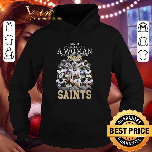 Hot New Orleans Saints A Woman Who Understands Football And Loves Saints shirt 4