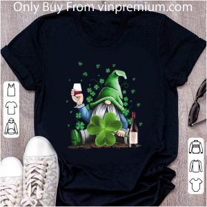 Awesome Gnomie Irish Drink Wine St. Patrick’s Day shirt 4