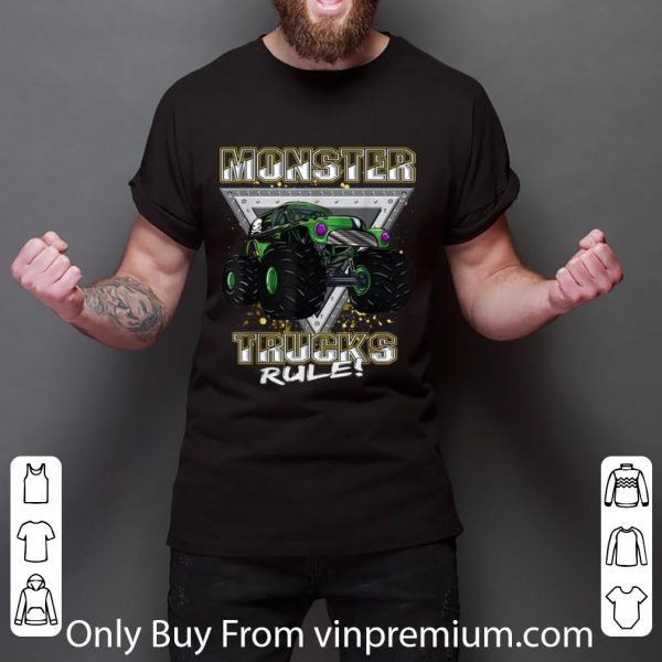 Premium Monster Trucks Rule shirt 3