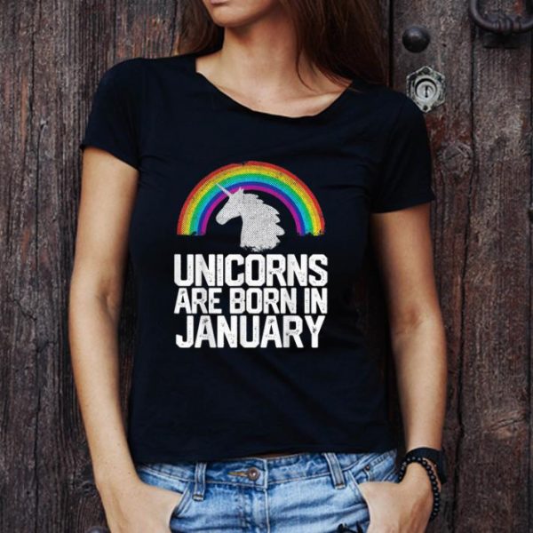 Official Unicorns Are Born In January shirt 1