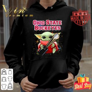 Funny Star Wars Baby Yoda Ohio State Buckeyes Champion shirt 7