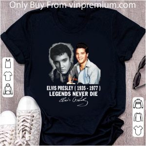 Official Elvis Presley 1935 1977 legends never die signature autographed shirt 4