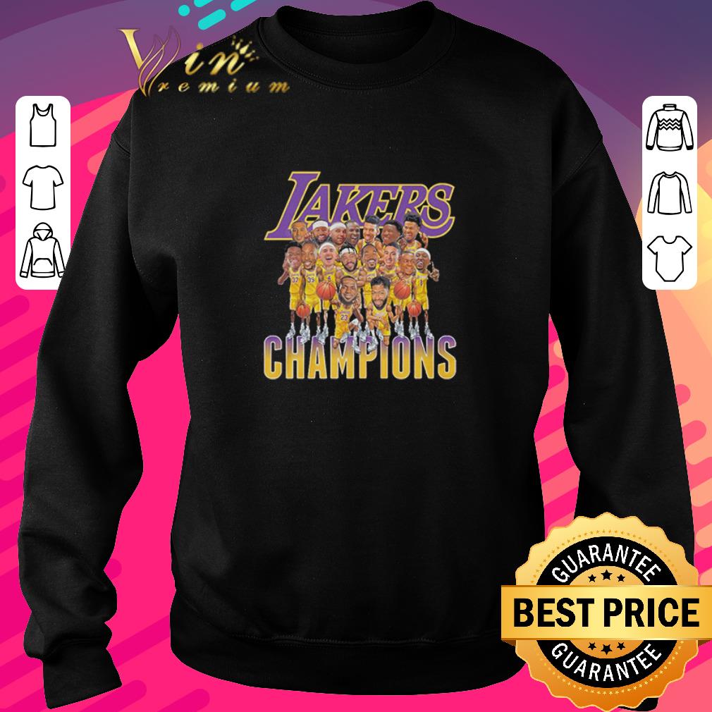 Pretty Los Angeles Lakers Team Champions 2020 shirt