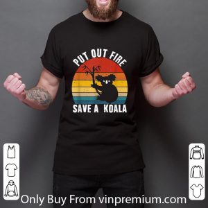 Official Put out fire save a Koala vintage Australian bushfires shirt 5