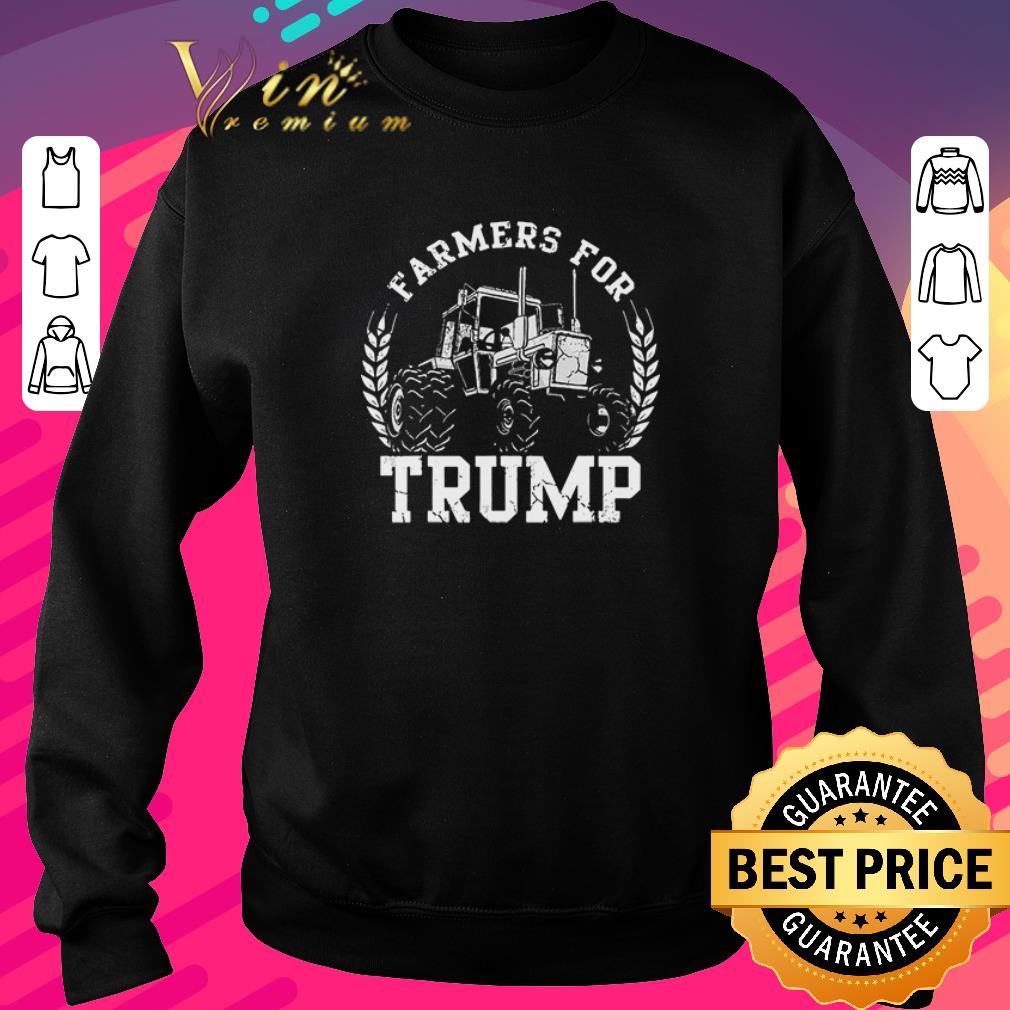 Awesome Farmers For Trump 2020 Election Farming Farmer Usa shirt