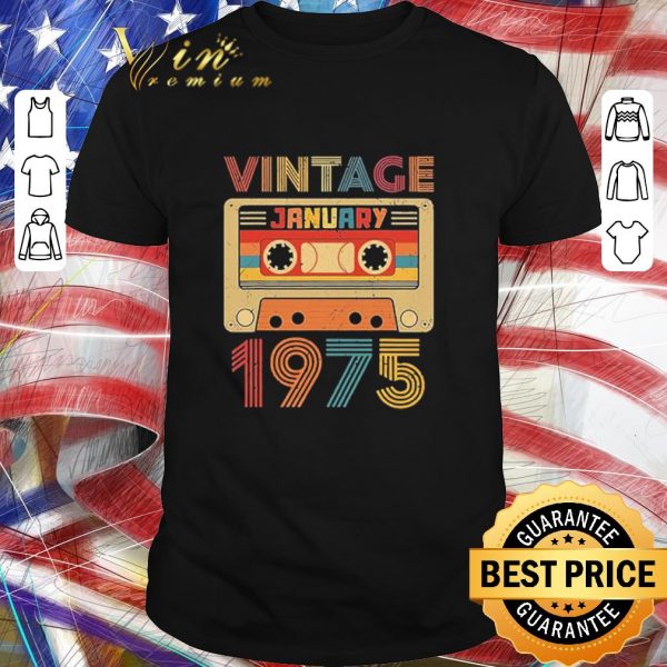 Funny Vintage January 197 Retro shirt 1
