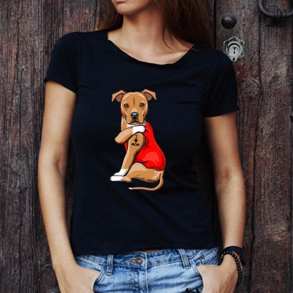 Nice Greyhounds Tattoo I Love Mom Dog Lovers shirt 1