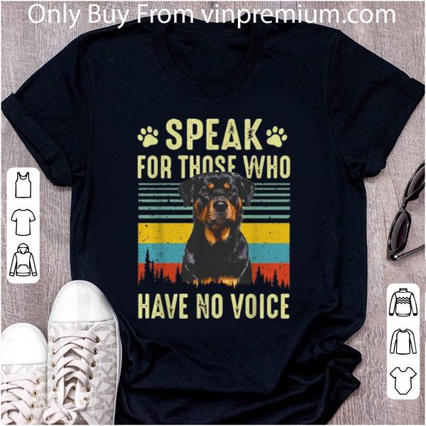 Nice Dog Yawns Speak For Those Who Have No Voice Dog Lover Vintage shirt 2