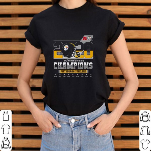 Hot 2002-2020 AFC North Division Champions Pittsburgh Steelers shirt 3