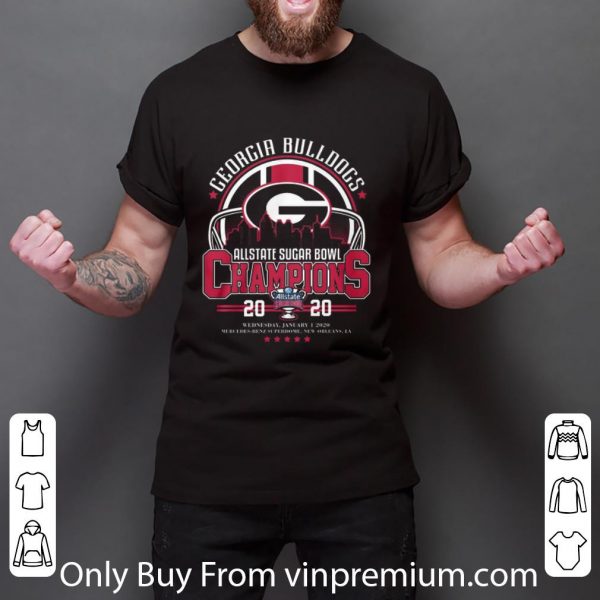 Nice Georgia Bulldogs Allstate Sugar Bowl Champions 20 20 shirt 3