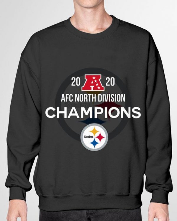 Original Logo Pittsburgh Steelers 2020 AFC North Division Champions shirt 3