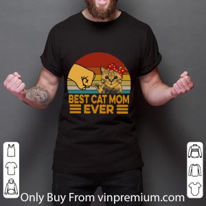 Nice Vintage Best Cat Mom Ever shirt 5