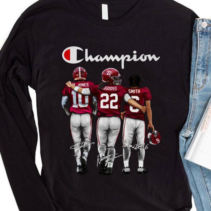 Premium Logo Champion Alabama Crimson Tide Jones Harris Smith Signatures shirt 8 Premium Logo Champion Alabama Crimson Tide Jones Harris Smith Signatures shirt