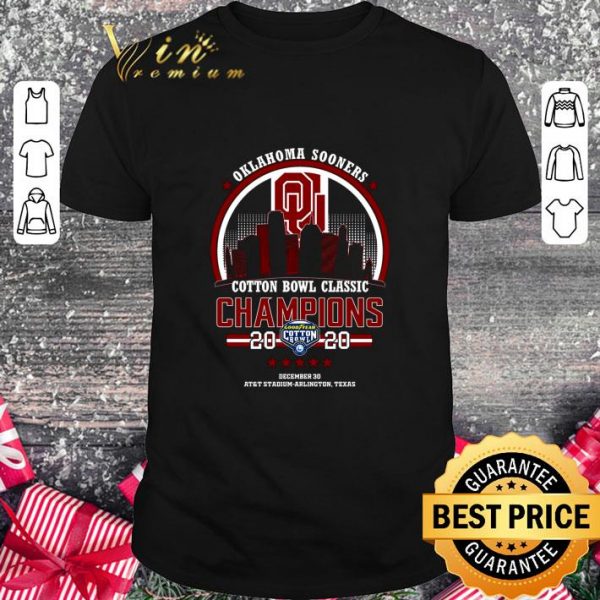 Premium Oklahoma Sooners Cotton Bowl Classic Champions 2020 shirt 1