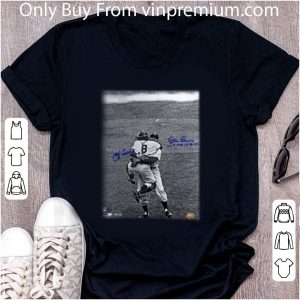 Nice Yogi Berra & Don Larsen Yankees 1956 World Series Perfect Game shirt 4