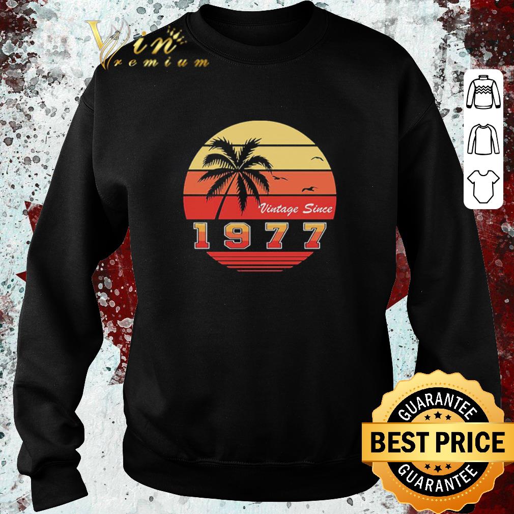 Funny Vintage Since 1977 Retro shirt