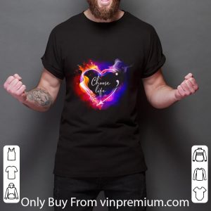 Pretty Heart Choose Life Semicolon Arrow shirt 5