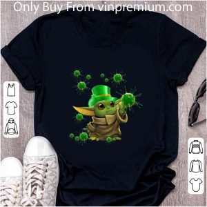 Great Baby Yoda Coronavirus Patricks Day shirt 4