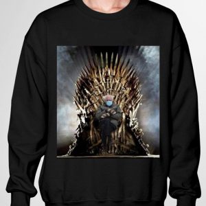 Premium Bernie Sanders Mittens Sitting Iron Throne Inauguration Meme Game Of Thrones Shirt 6