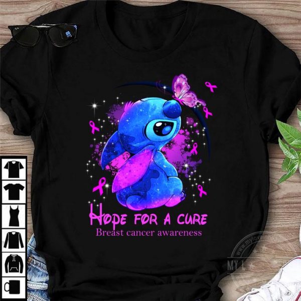 Premium Stitch Hope For A Cure Breast Cancer Awareness shirt 1