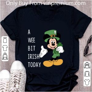 Top Mickey’s Mouse A Wee Bit Irish Today shirt 4