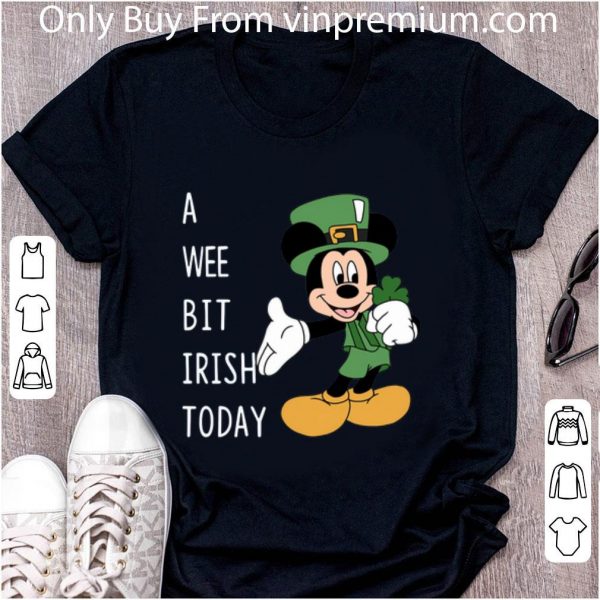 Top Mickey’s Mouse A Wee Bit Irish Today shirt 2