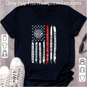 Original Blessed Strong Giving Proud Firefighter Mom Loving Supportive shirt 4