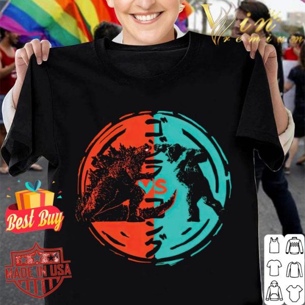 Premium Godzilla vs. Kong 2021 Team Godzilla and Team Kong Shirt 1