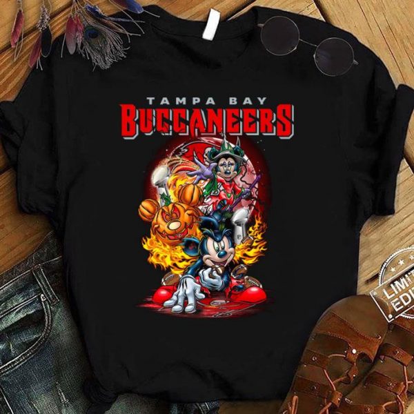 Original Tampa Bay Buccaneers Mickey mouse and Minnie mouse shirt 1
